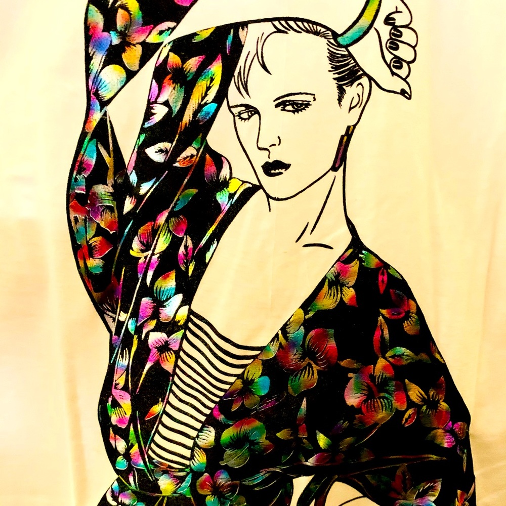 NWOT 90’s imprinted oversized T collectors item